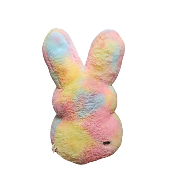 Large Peeps Easter Bunny Plush 17'' Classic Pink Tie Dye - Picture 2 of 2